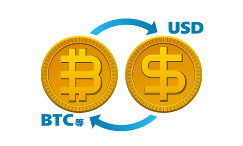 仮想通貨で入金し、エクスチェンジできる